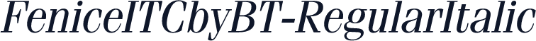 FeniceITCbyBT-RegularItalic