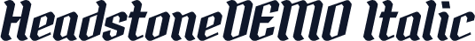 HeadstoneDEMO-Italic