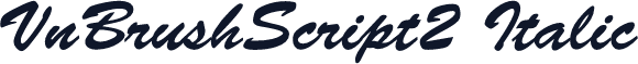 VnBrushScript2 Italic