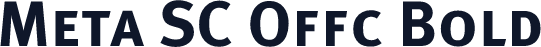 Meta SC Offc Bold