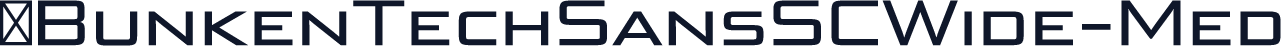 ☞BunkenTechSansSCWide-Med