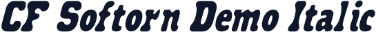 CF Softorn Demo Italic
