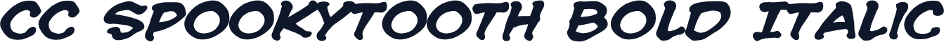 CC Spookytooth Bold Italic