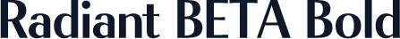 Radiant BETA Bold