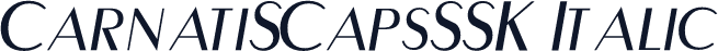CarnatiSCapsSSK Italic
