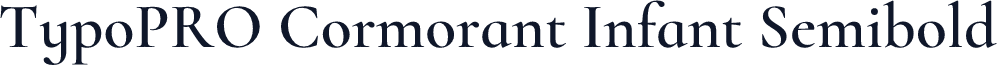 TypoPRO Cormorant Infant Semibold