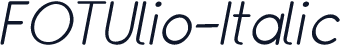FOTUlio-Italic