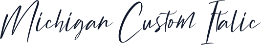 Michigan Custom Italic