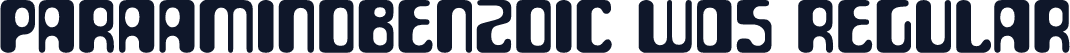ParaAminobenzoic W05 Regular