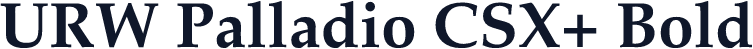 URW Palladio CSX+ Bold
