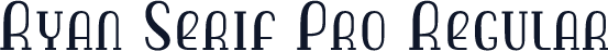 Ryan Serif Pro Regular