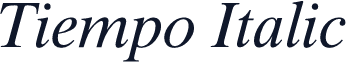 Tiempo Italic