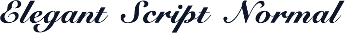 Elegant Script Normal