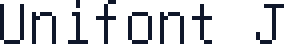 Unifont J