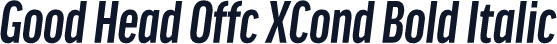 Good Head Offc XCond Bold Italic