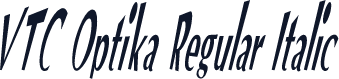 VTC Optika Regular Italic