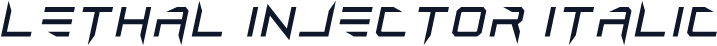 Lethal Injector Italic