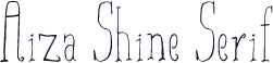 Aiza Shine Serif