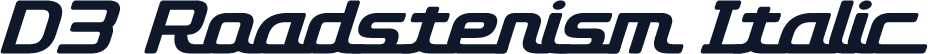 D3 Roadsterism Italic