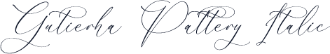 Gutierha Pattery Italic