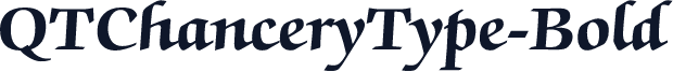QTChanceryType-Bold