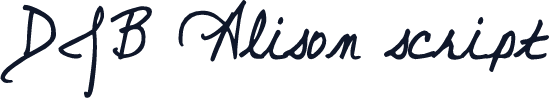 DJB Alison script