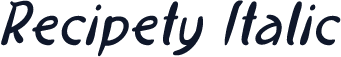Recipety Italic