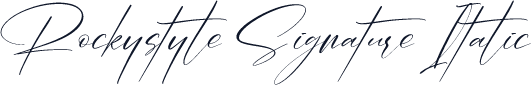 Rockystyle Signature Italic