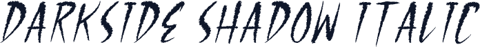 Darkside Shadow Italic