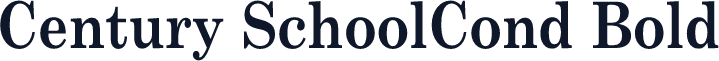 Century SchoolCond Bold