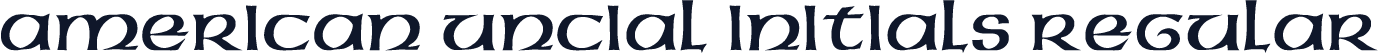 American Uncial Initials Regular