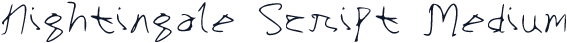 Nightingale Script Medium