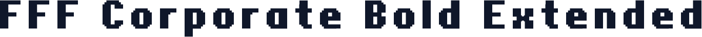 FFF Corporate Bold Extended