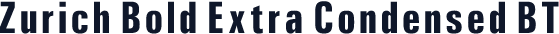 Zurich Bold Extra Condensed BT