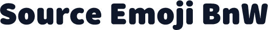 Source Emoji BnW