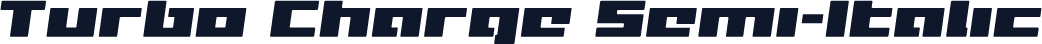 Turbo Charge Semi-Italic