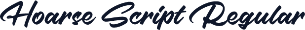Hoarse Script Regular