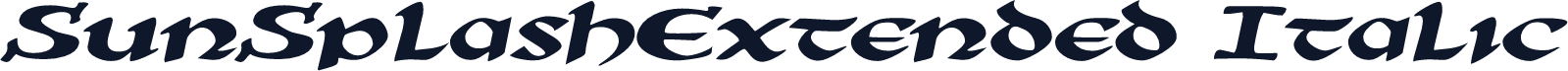SunSplashExtended Italic