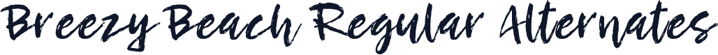 Breezy Beach Regular Alternates