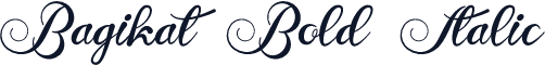 Bagikat Bold Italic
