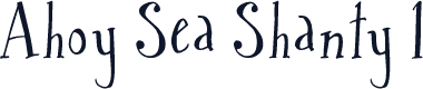 Ahoy Sea Shanty 1
