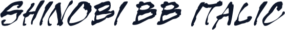 Shinobi BB Italic