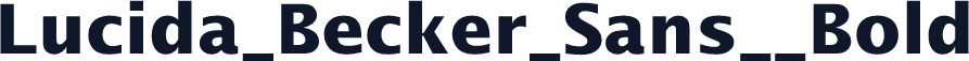 Lucida_Becker_Sans__Bold
