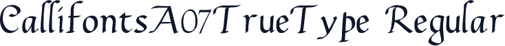 CallifontsA07TrueType Regular