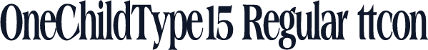 OneChildType15 Regular ttcon