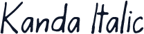 Kanda Italic