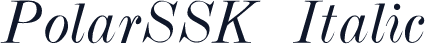 PolarSSK Italic
