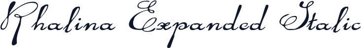 Rhalina Expanded Italic