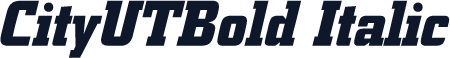 CityUTBold Italic