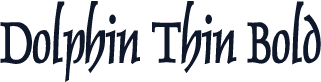 Dolphin Thin Bold